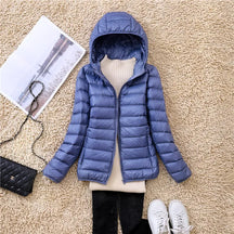 Women's Hooded Puffer Coat — View 14