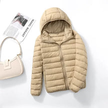 Women's Hooded Puffer Coat — View 10