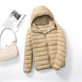 Women's Hooded Puffer Coat — View 10