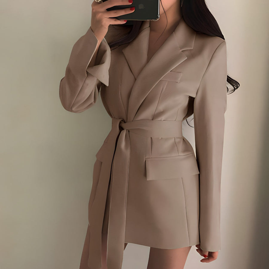 Women's Belted Blazer — View 1