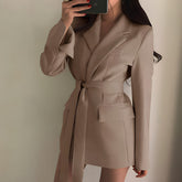Women's Belted Blazer — View 1