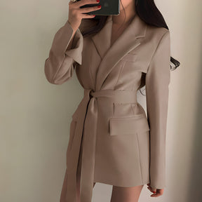 Women's Belted Blazer — View 1
