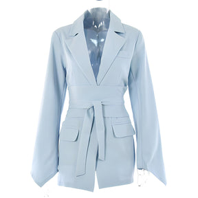 Women's Belted Blazer — View 3