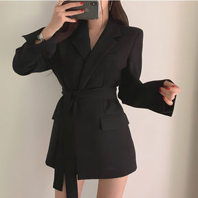 Women's Belted Blazer — View 2