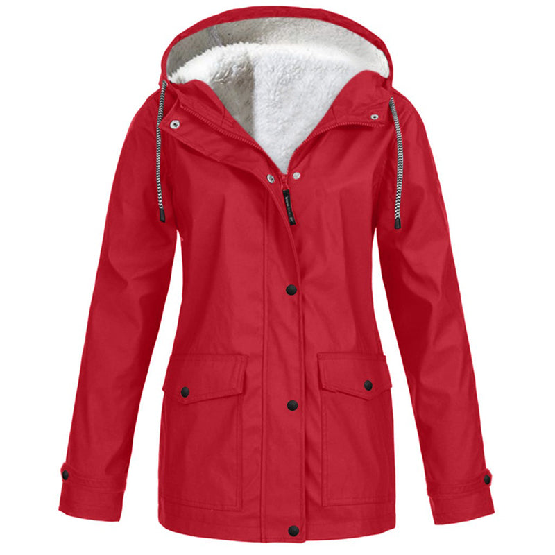 Women's Hooded Rain Jacket — View 7