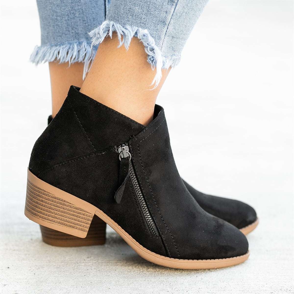 Women's Leather Look Boots — View 3