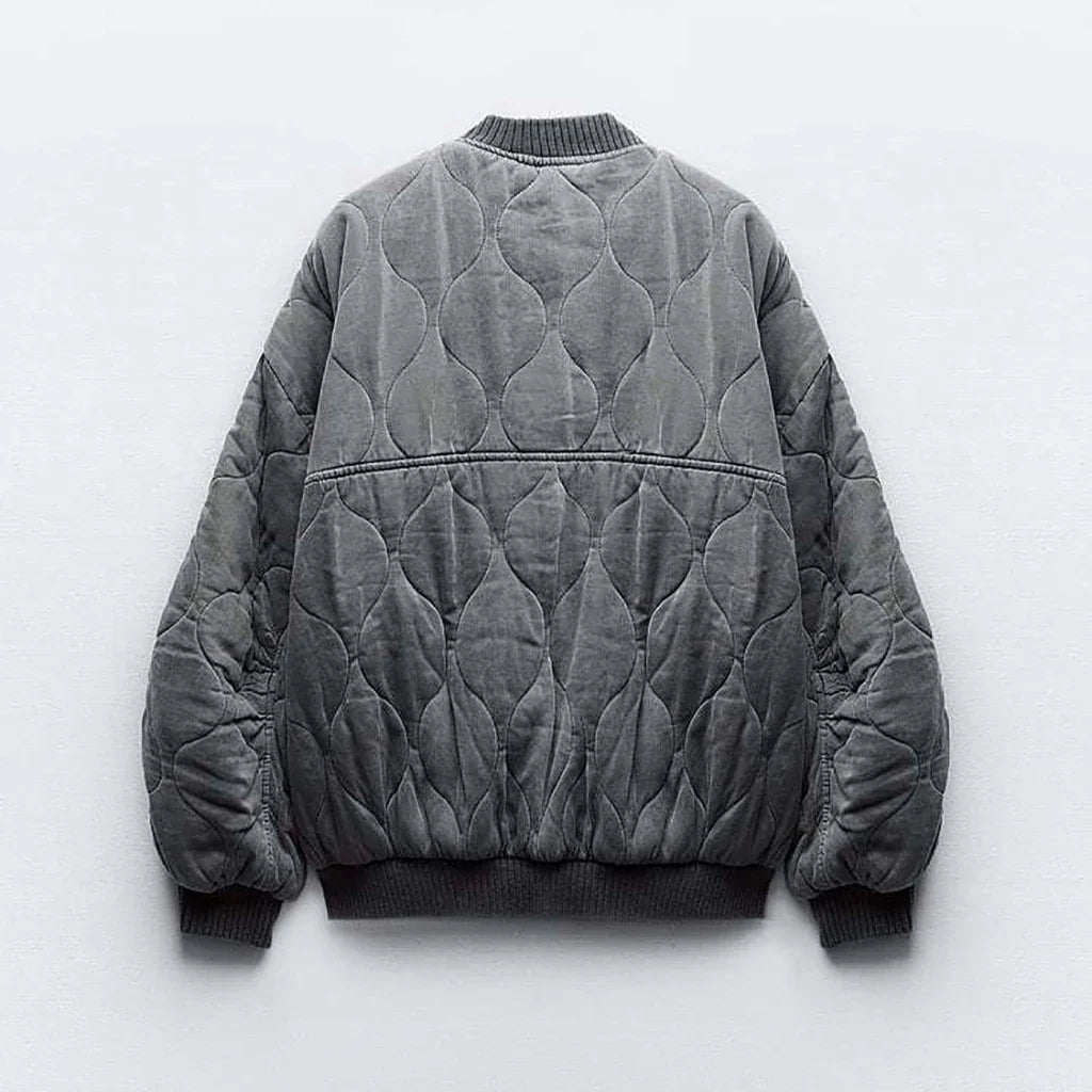Women's Relaxed Fit Bomber Jacket — View 2