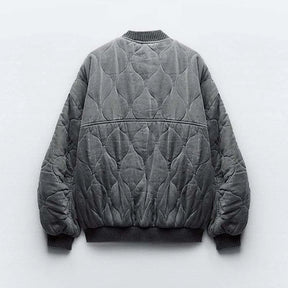 Women's Relaxed Fit Bomber Jacket — View 2