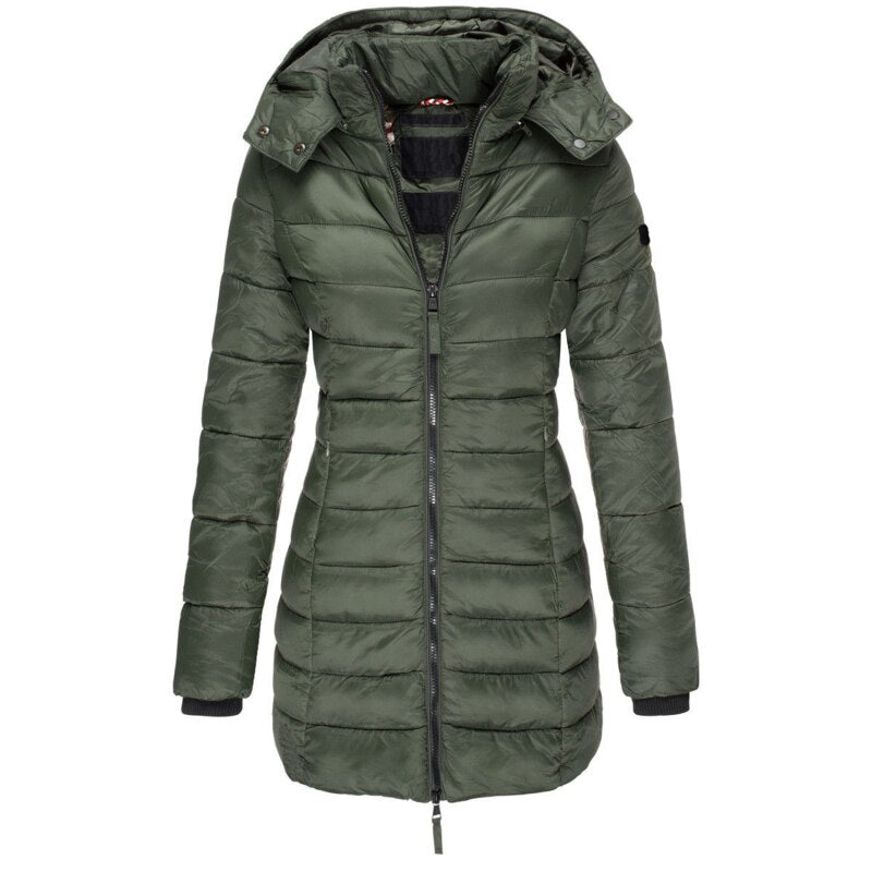 Women's Zip Front Hooded Jacket — View 4