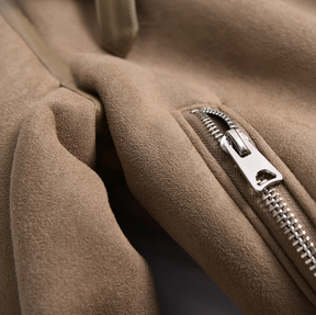 Women's Ribbed Leather Look Jacket — View 2