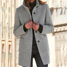 Women's Wool Blend Coat — View 1