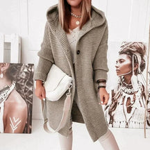 Women's Hooded Longline Cardigan — View 10
