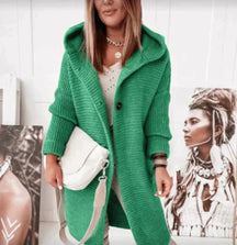 Women's Hooded Longline Cardigan — View 8