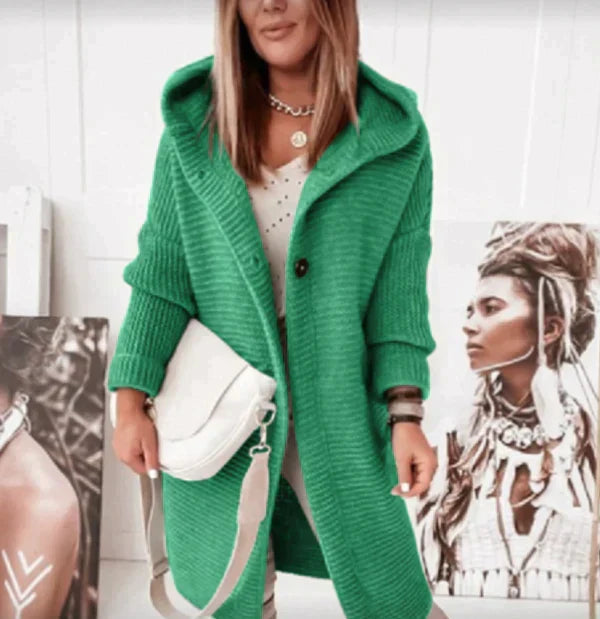 Women's Hooded Longline Cardigan — View 8