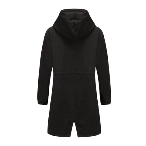 Women's Hooded Longline Trench Coat — View 1
