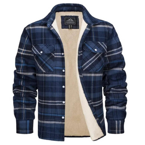 Women's Relaxed Fit Plaid Hooded Jacket — View 6