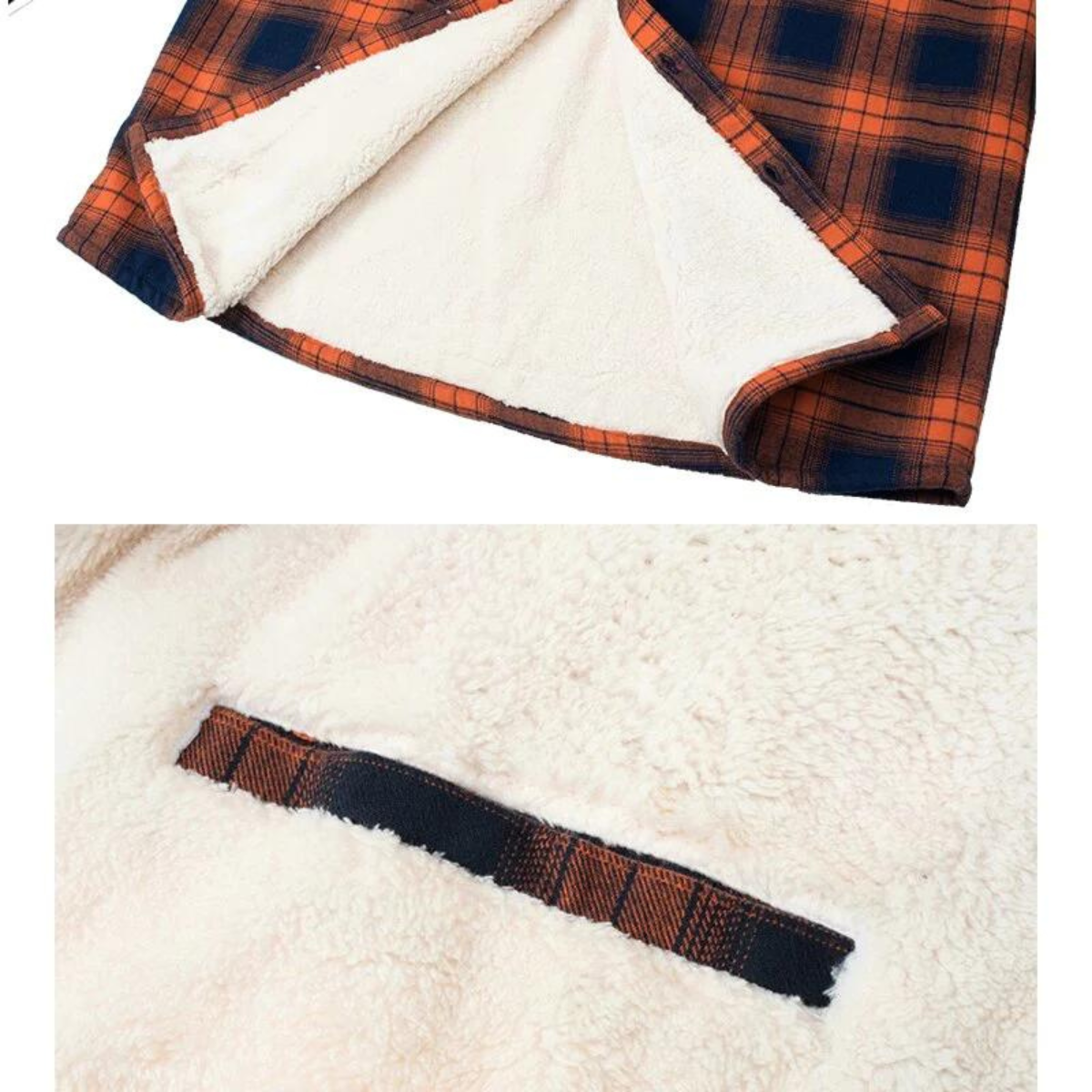 Women's Relaxed Fit Plaid Hooded Jacket — View 10