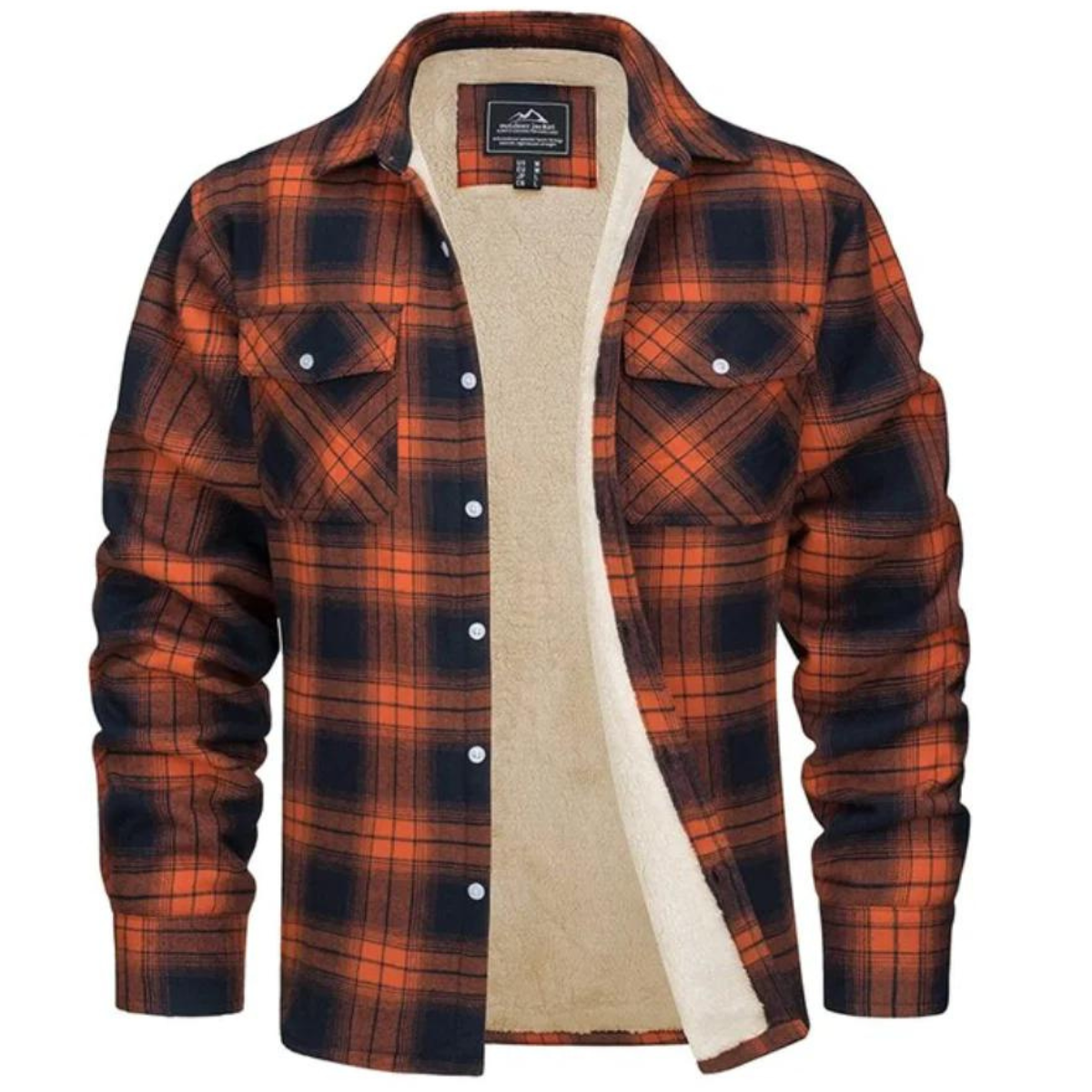 Women's Relaxed Fit Plaid Hooded Jacket — View 7