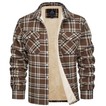 Women's Relaxed Fit Plaid Hooded Jacket — View 3