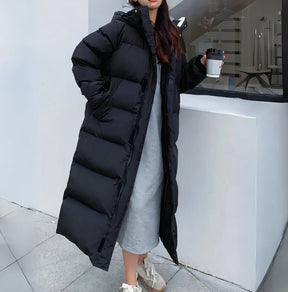 Women's Hooded Longline Jacket — View 1