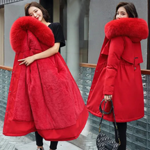 Women's Hooded Longline Coat — View 6