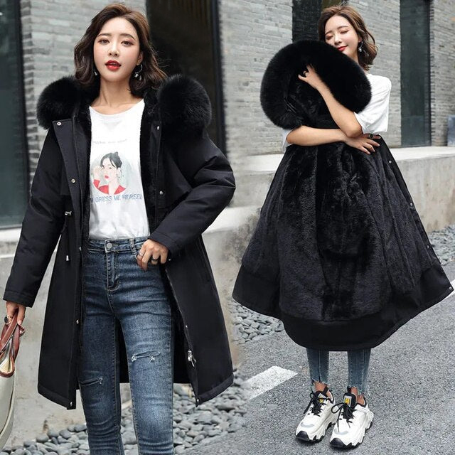 Women's Hooded Longline Coat — View 2