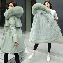 Women's Hooded Longline Coat — View 4