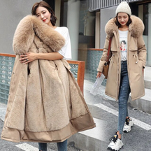 Women's Hooded Longline Coat — View 5