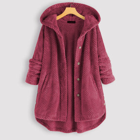 Women's Hooded Reversible Fleece Jacket — View 5