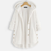 Women's Hooded Reversible Fleece Jacket — View 3