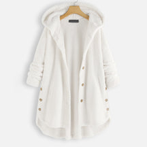 Women's Hooded Reversible Fleece Jacket — View 3