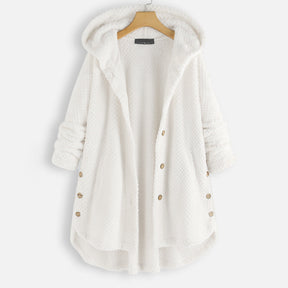 Women's Hooded Reversible Fleece Jacket — View 3