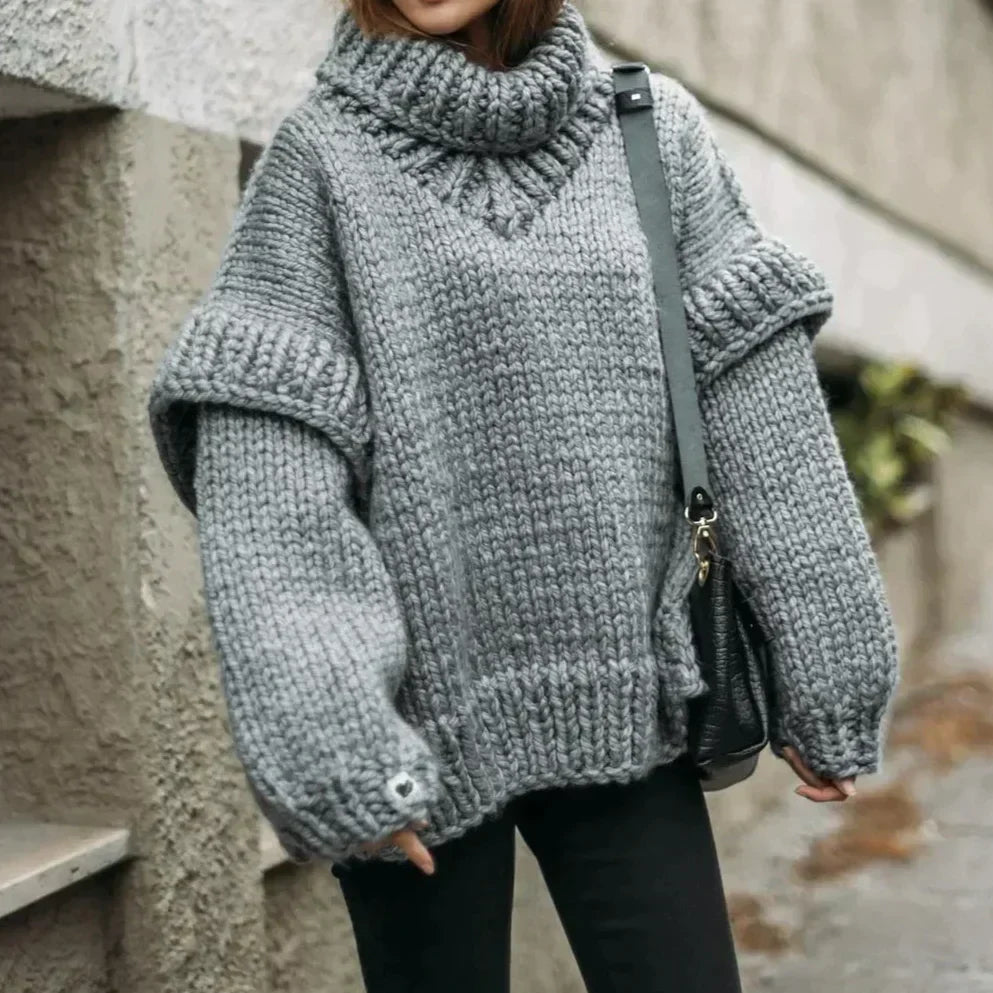 Women's Turtleneck Sweater — View 1