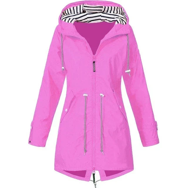 Women's Hooded Rain Jacket — View 8