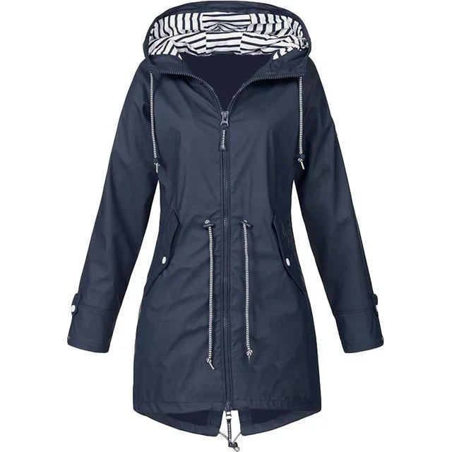 Women's Hooded Rain Jacket — View 10