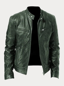 Women's Moto-Style Jacket | Nicole in Red - Juana Fashion