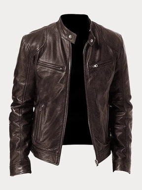 Women's Moto-Style Jacket | Nicole in Red - Juana Fashion
