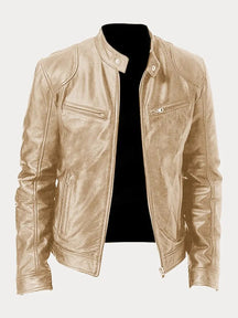 Women's Moto-Style Jacket | Nicole in Red - Juana Fashion
