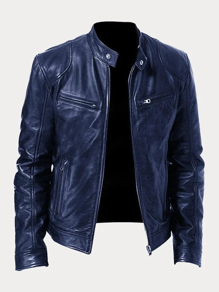 Women's Moto-Style Jacket | Nicole in Brown - Juana Fashion