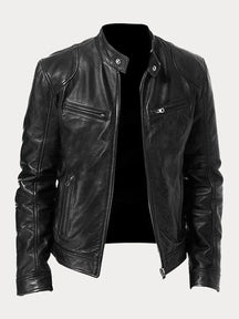 Women's Moto-Style Jacket | Nicole in Red - Juana Fashion