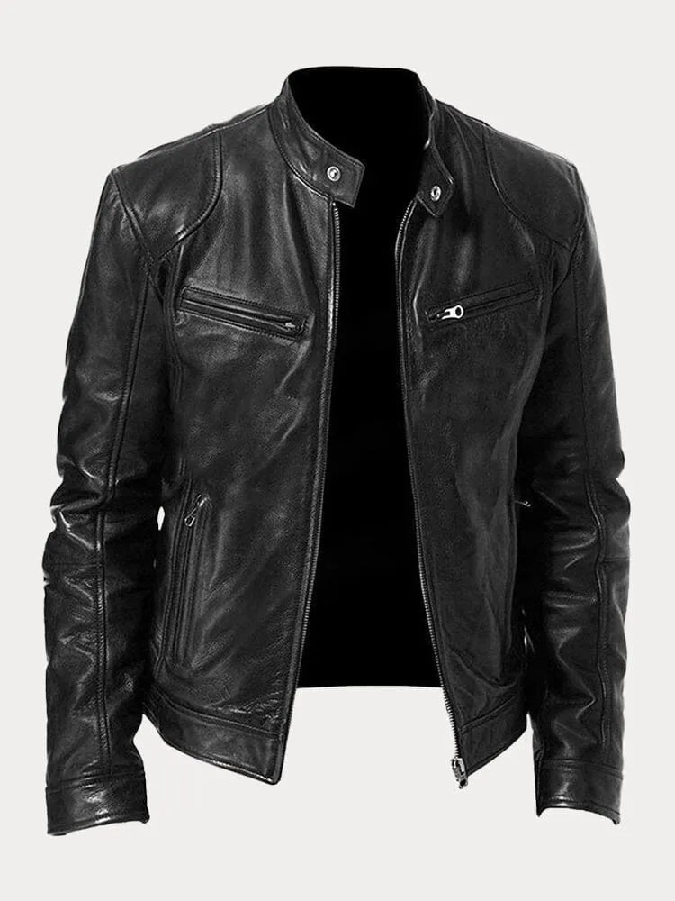 Women's Moto-Style Jacket | Nicole in Red - Juana Fashion