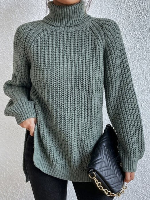 Women's Turtleneck Sweater — View 9