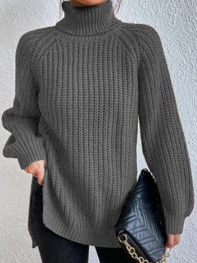 Women's Turtleneck Sweater — View 3