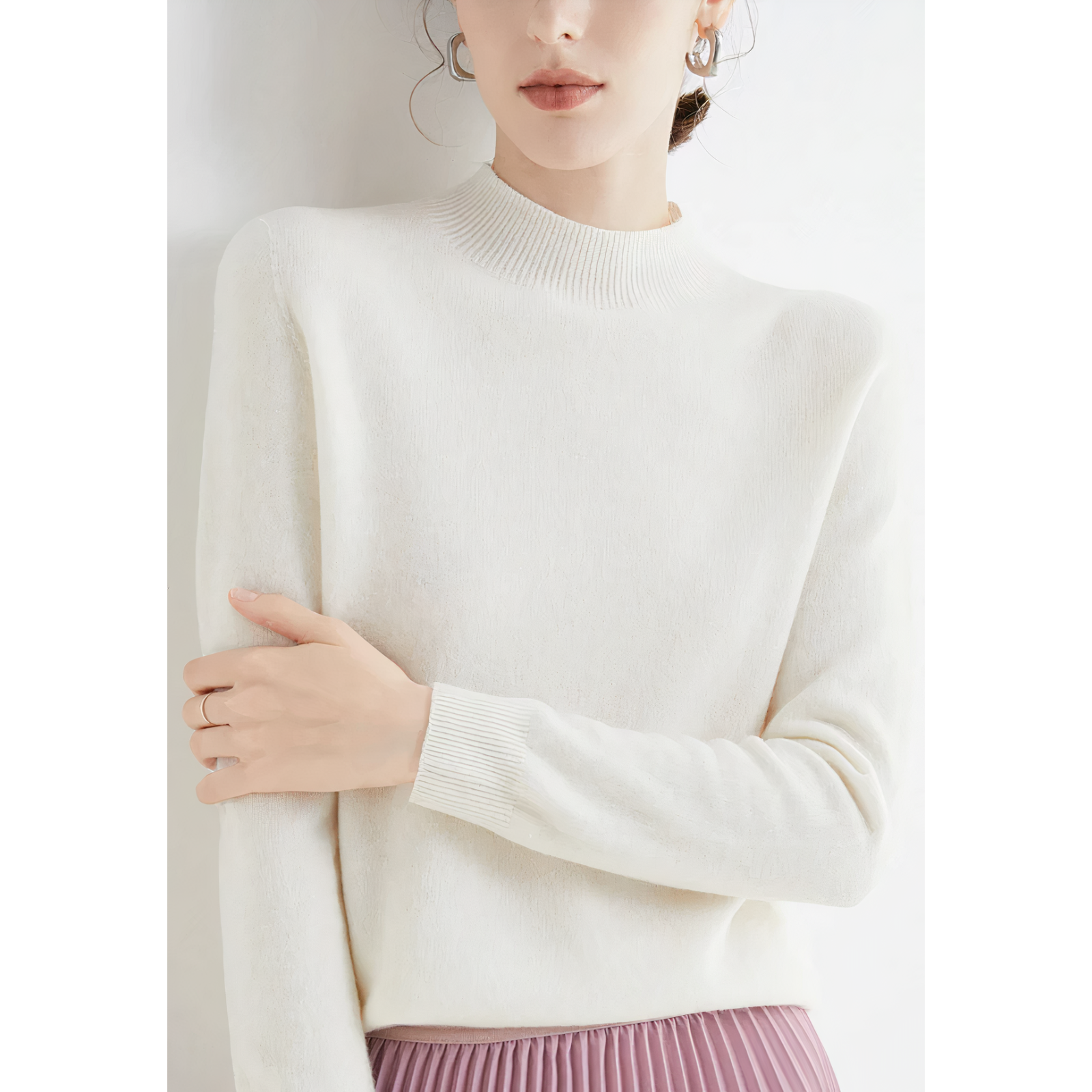 Women's Cashmere Sweater — View 5
