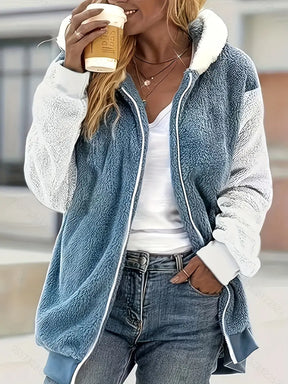 Women's Plaid Zip Front Jacket — View 5