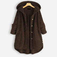 Women's Oversized Hooded Plus Size Jacket — View 4