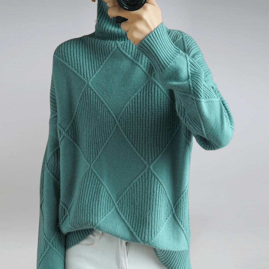 Women's Turtleneck Sweater — View 2