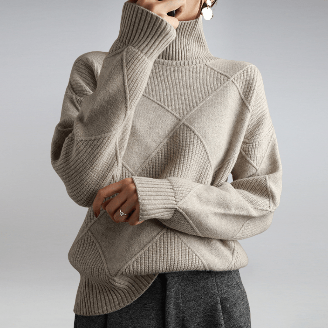 Women's Turtleneck Sweater — View 5