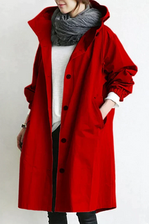 Women's Hooded Trench Coat — View 7