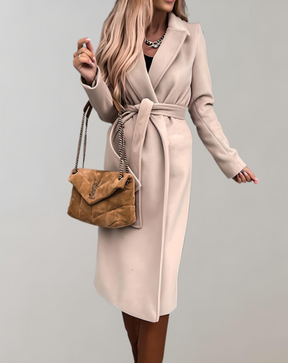 Women's Belted Longline Jacket — View 1